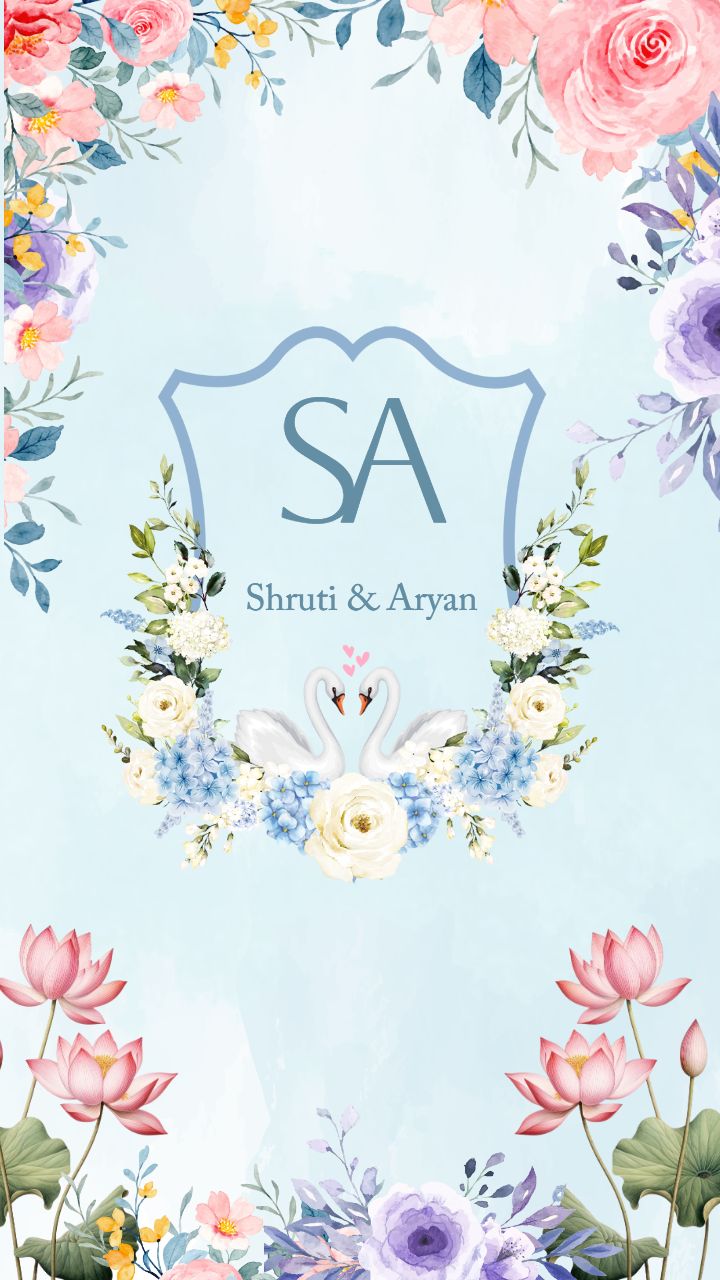 A Floral Rajasthani Wedding Invitation Card for You