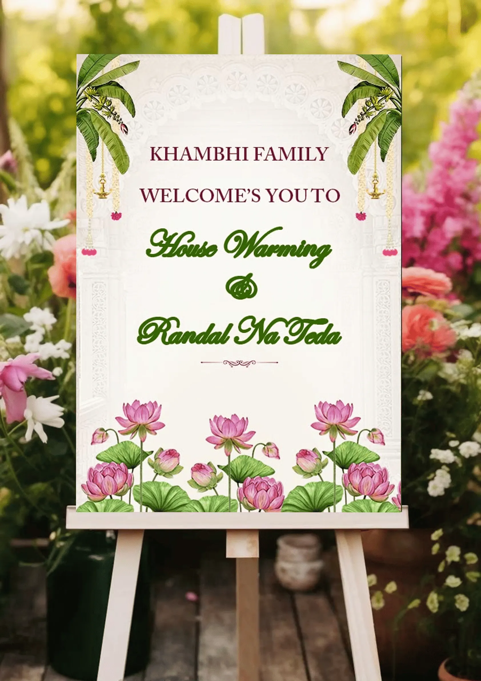 Modern Housewarming Welcome Board Templates