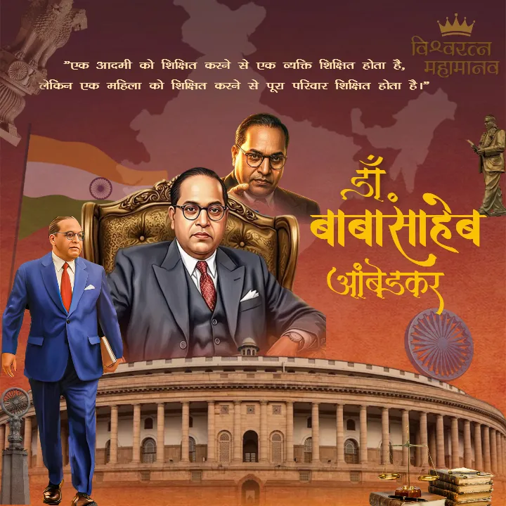 Shareable Ambedkar Jayanti Quotes in Hindi HD Collection