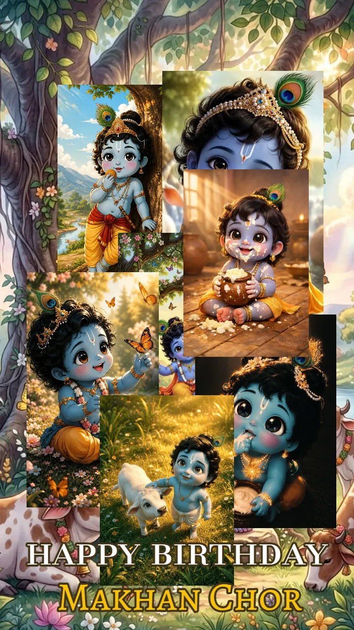 Krishna Janmashtami Status Video Maker for Easy Sharing