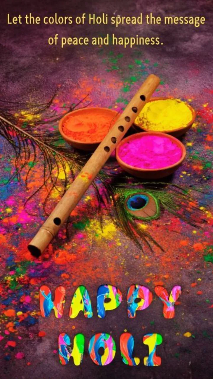 Modern Happy Holi Festival Status Video in English 2026