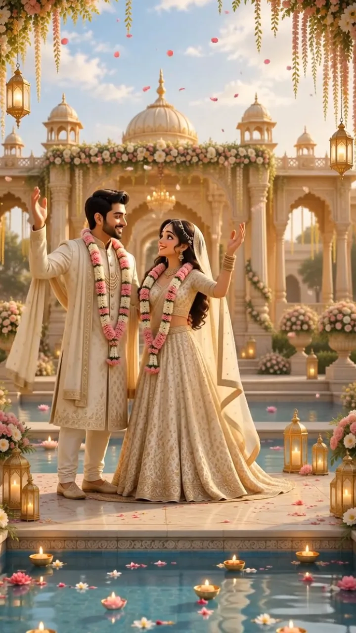3D Wedding Invitation Video for Grand Indian Wedding