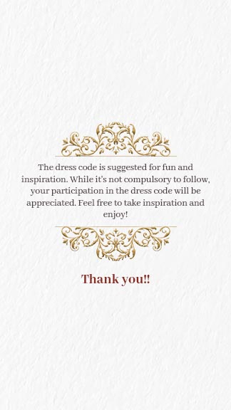 Royal Wedding Itinerary Invitation Design Ideas
