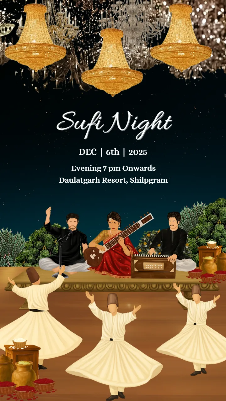 Muslim Wedding Invitation Video Majlis Theme