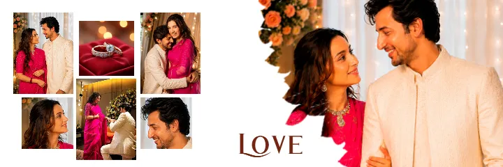 Wedding Album English PSD With Modern Wedding Story
