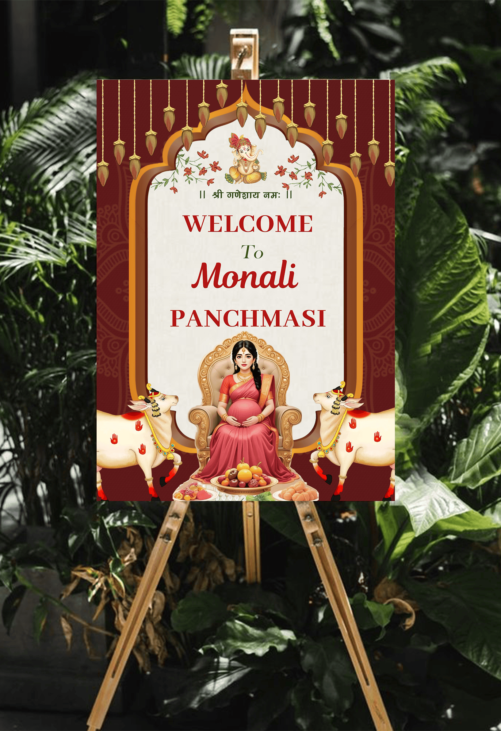 Panchmasi Welcome Board Standee Template