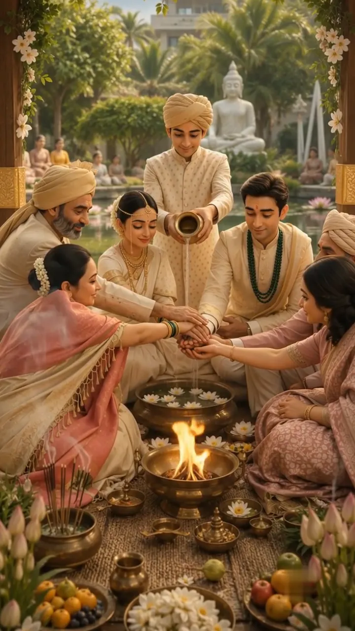 3D Buddhist Wedding Invitation Video for Sacred Weddings