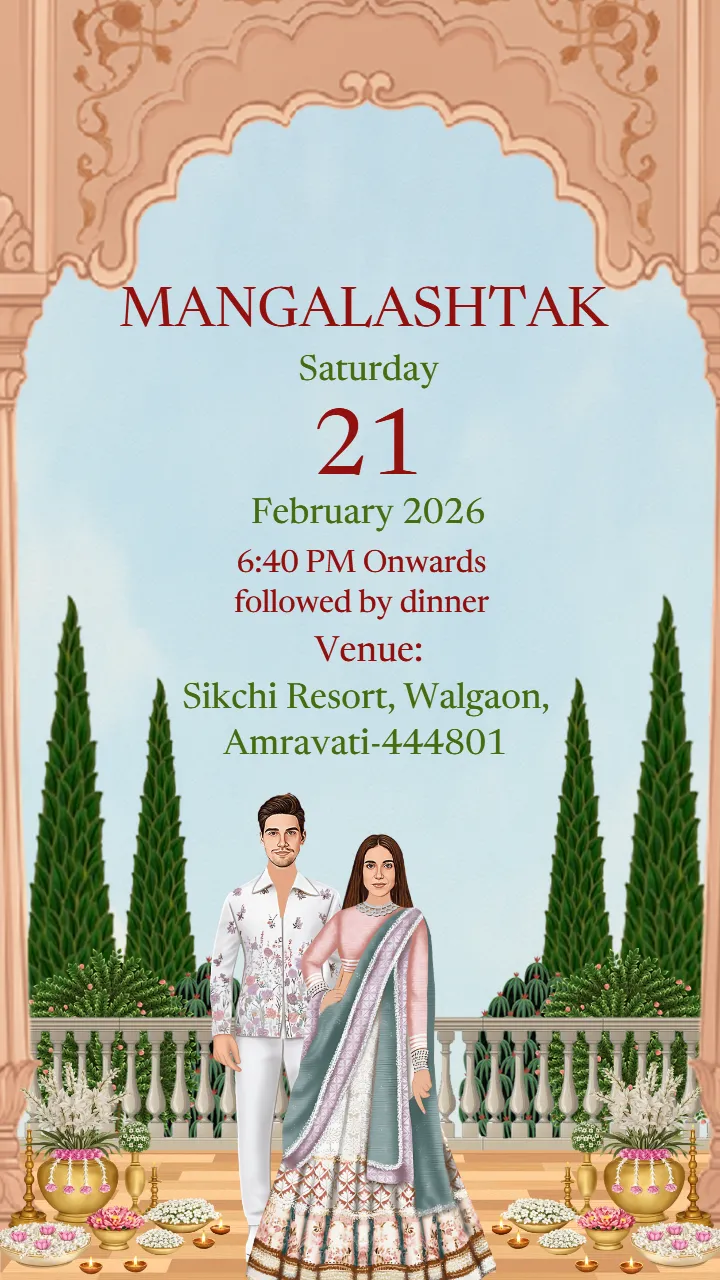 Design a Beautiful Wedding Invitation Video Online Today