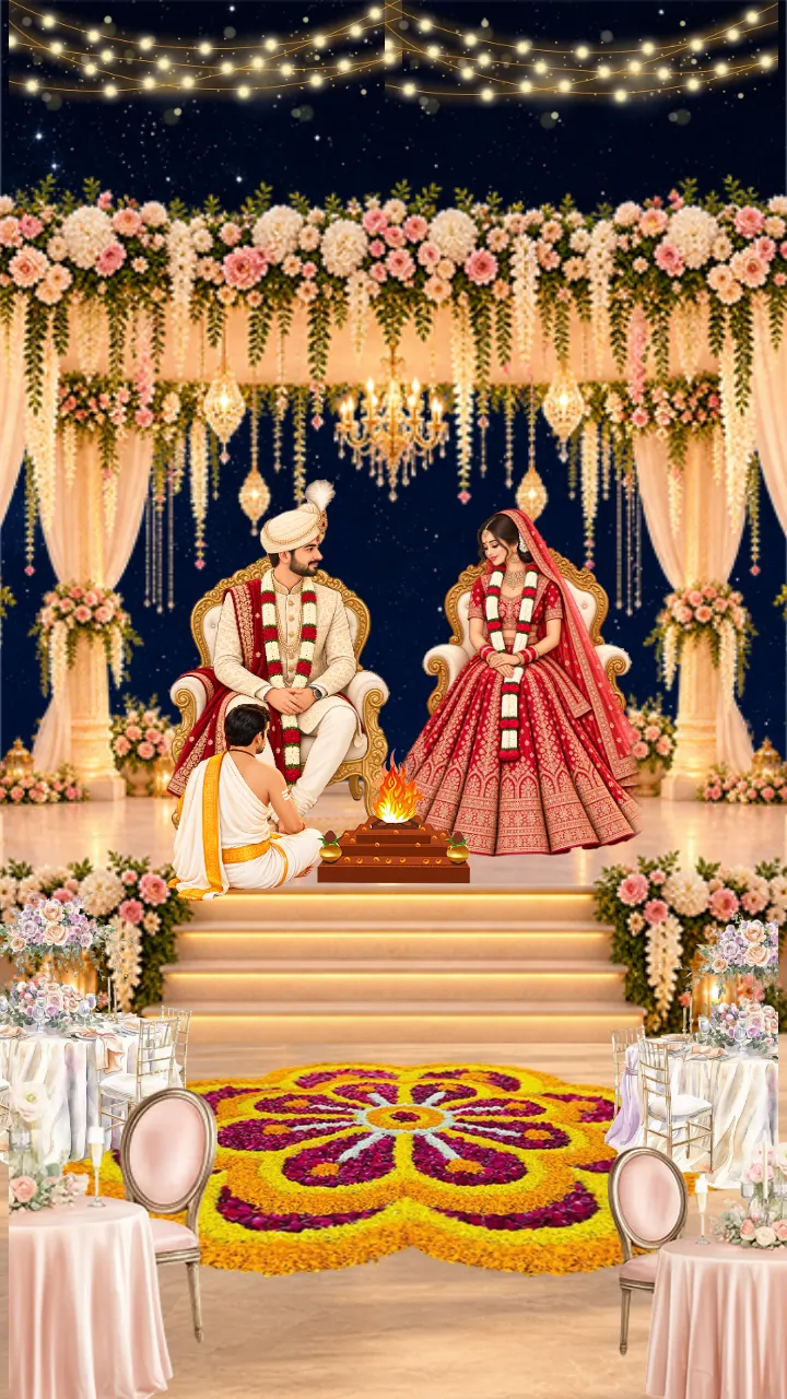 Gujarati Wedding Invitation Video for a Divine Krishna Theme