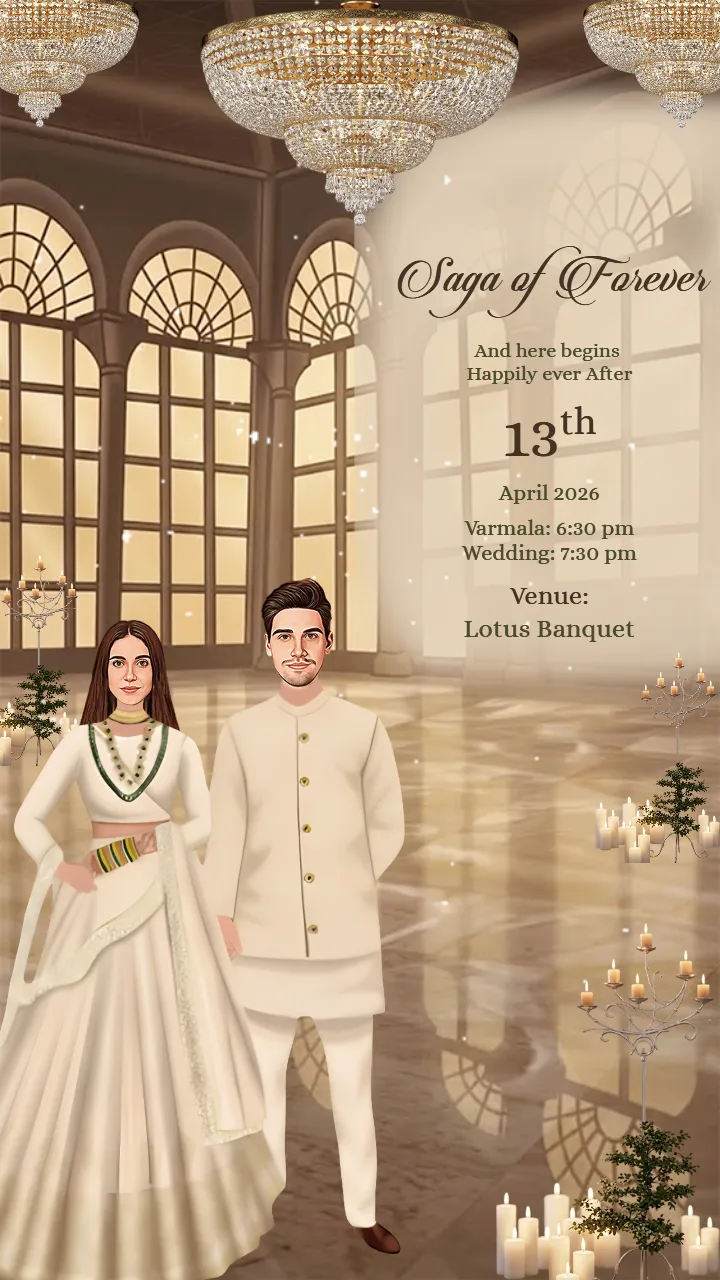 Creative Indian Wedding Invitation Video in English Download