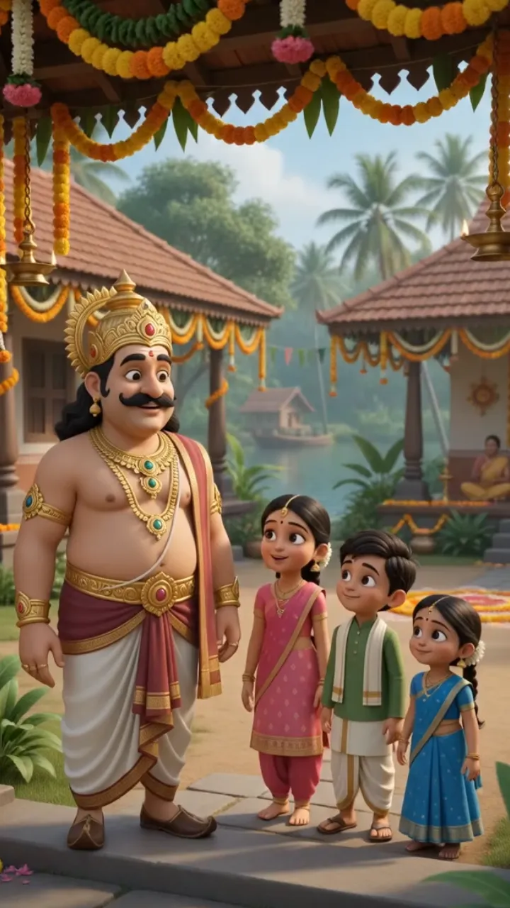 3D Thiruvonam Festival Invitation Video