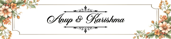 Wedding Car Number Plate Design with Elegant Floral Theme