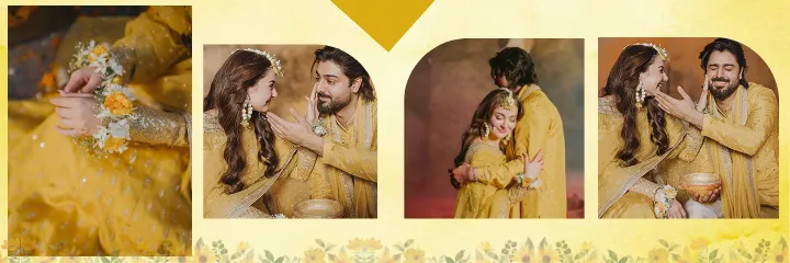 Muslim Wedding Album PSD Royal Nikah Couple Memory Design