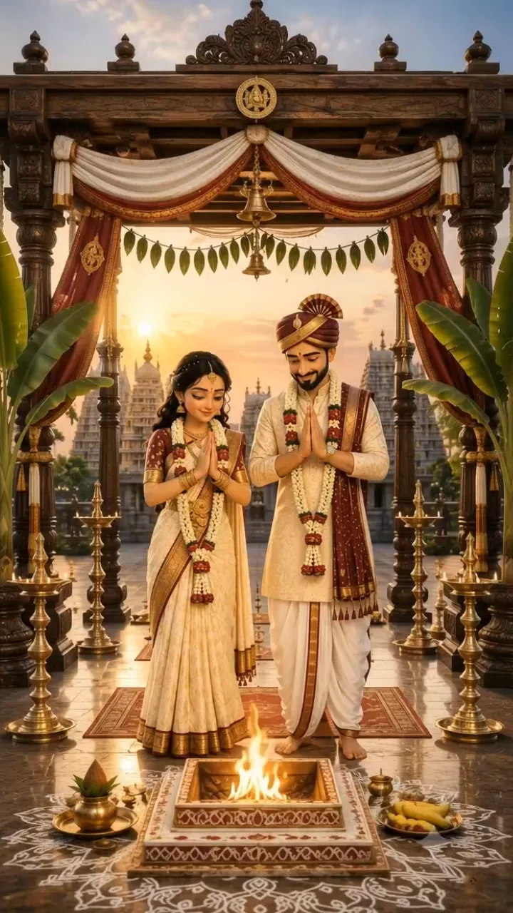 3D Tamil Wedding Invitation Video for Traditional Weddings