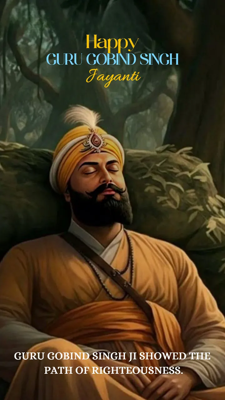 Guru Gobind Singh Jayanti Wishes Status Video with Quotes