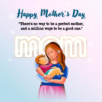 Happy Mothers Day Greeting Card Design