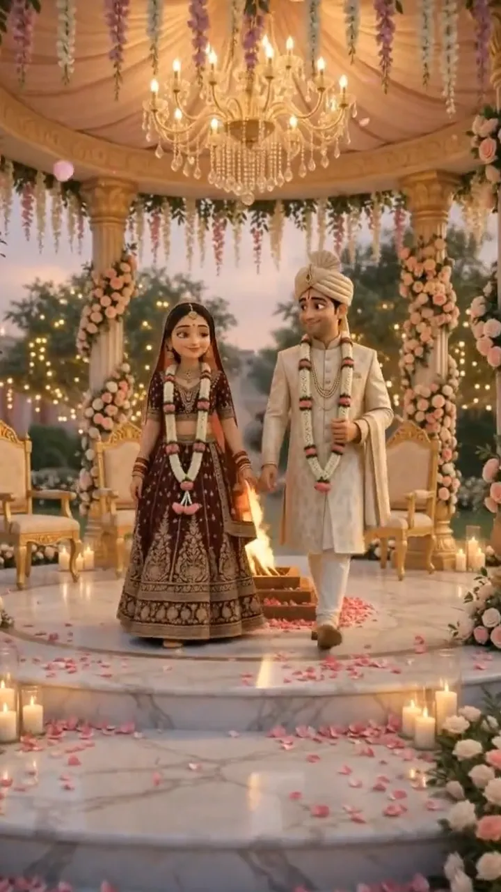 3D Gujarati Wedding Invitation Video for Grand Celebrations