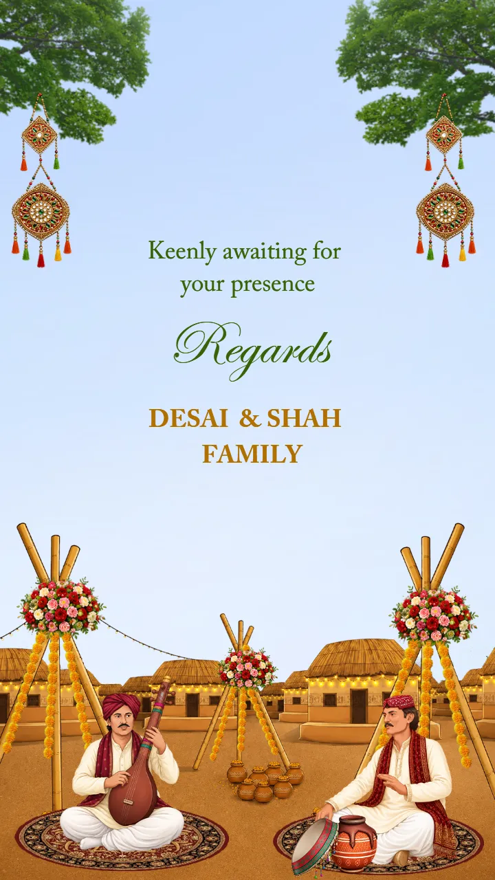 Wedding Invitation Video for Royal Traditional Wedding