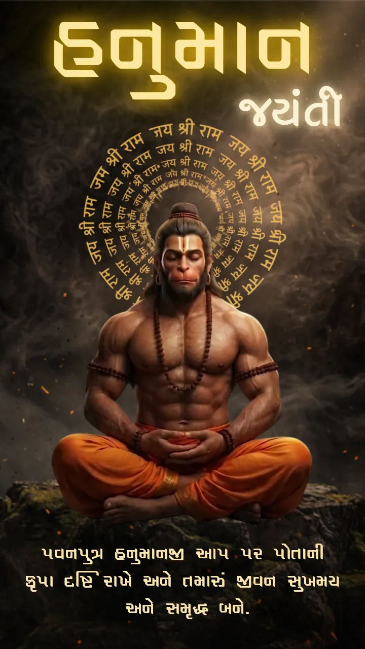 Latest Hanuman Jayanti Wishes In Gujarati For Everyone