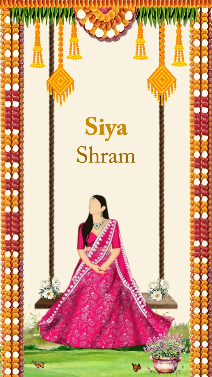 Puberty Ceremony Invitation Video for Half Saree Event