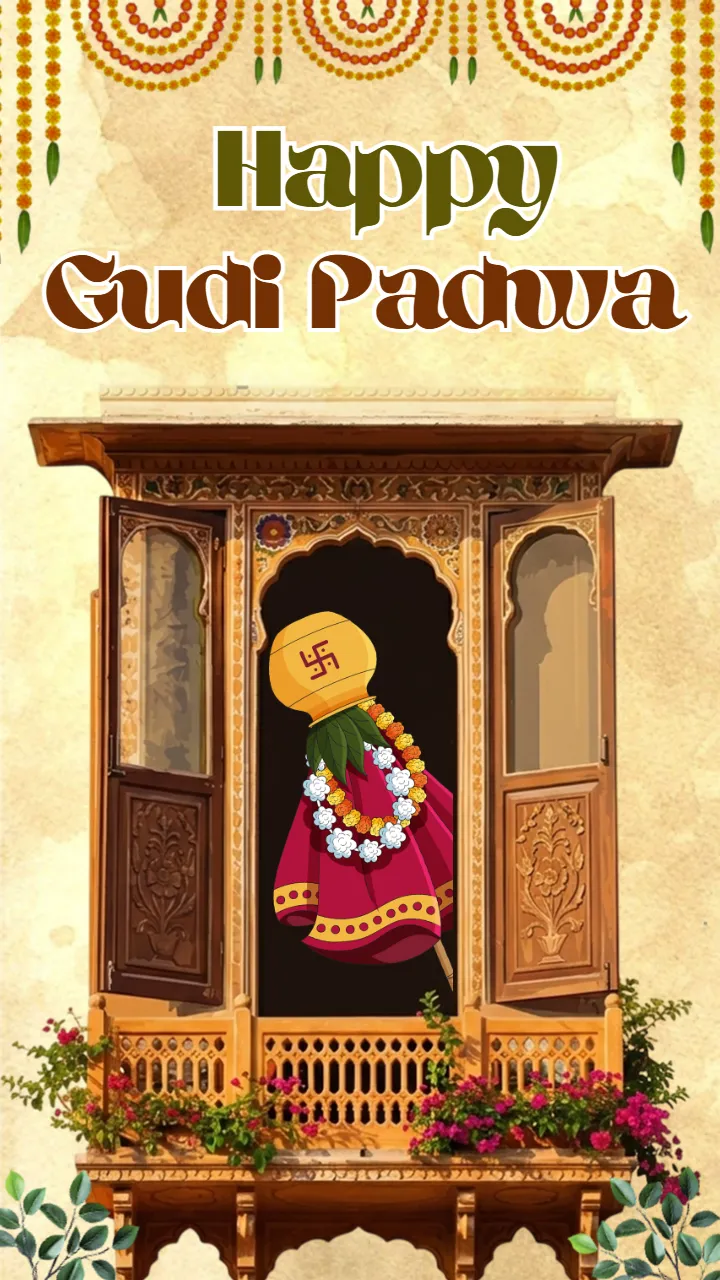 Happy Gudi Padwa Photo in English To Share HD Online