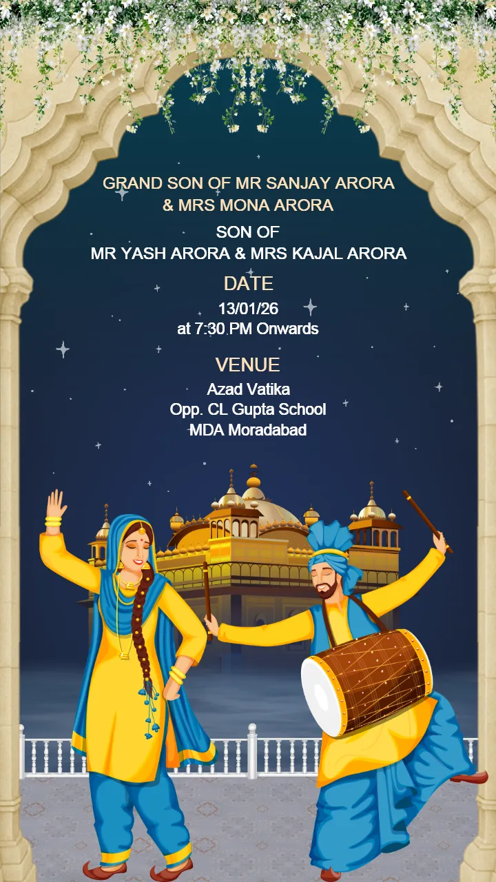 Download Latest Lohri Invitation Video 2026 Free Online