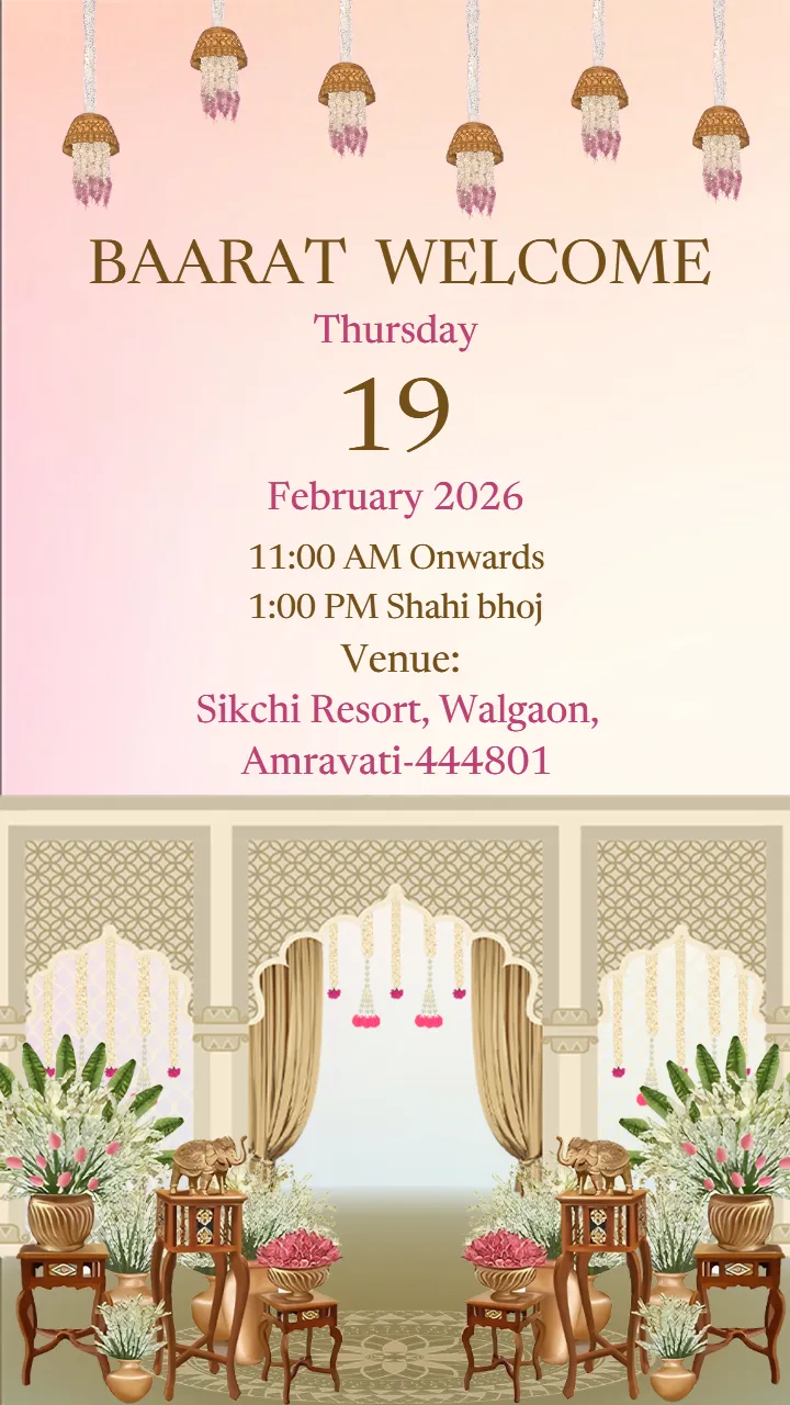 Design a Beautiful Wedding Invitation Video Online Today