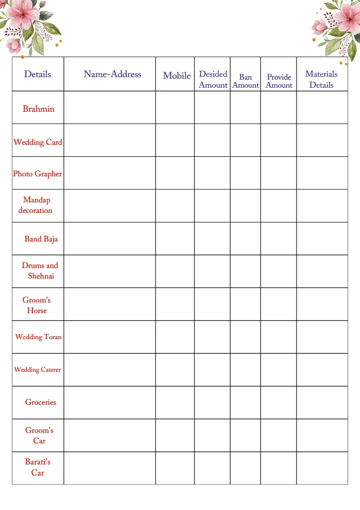 Wedding Planning Checklist PDF for Complete Event Planning