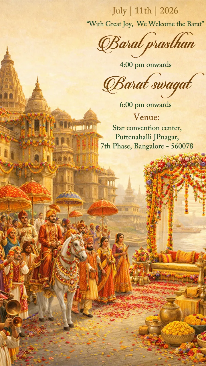 Download Modern Wedding Invitation Video Online Easily