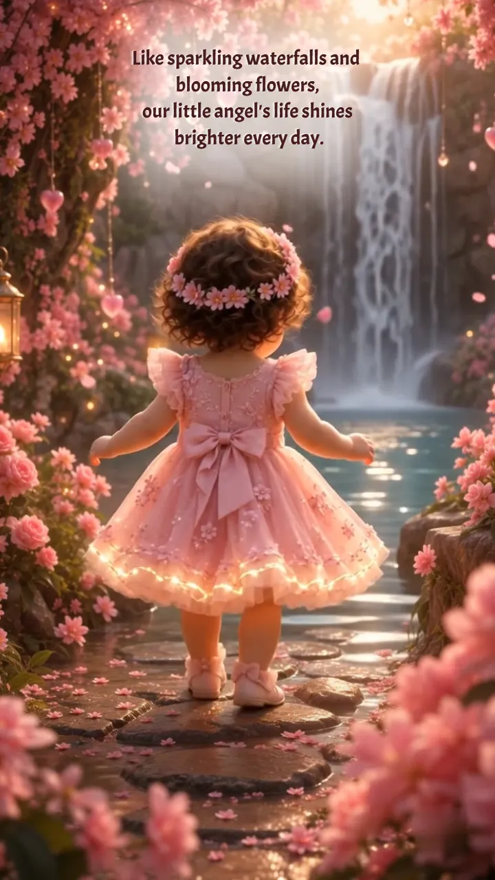 3d Birthday Invitation Video For Girl Magical Garden Theme