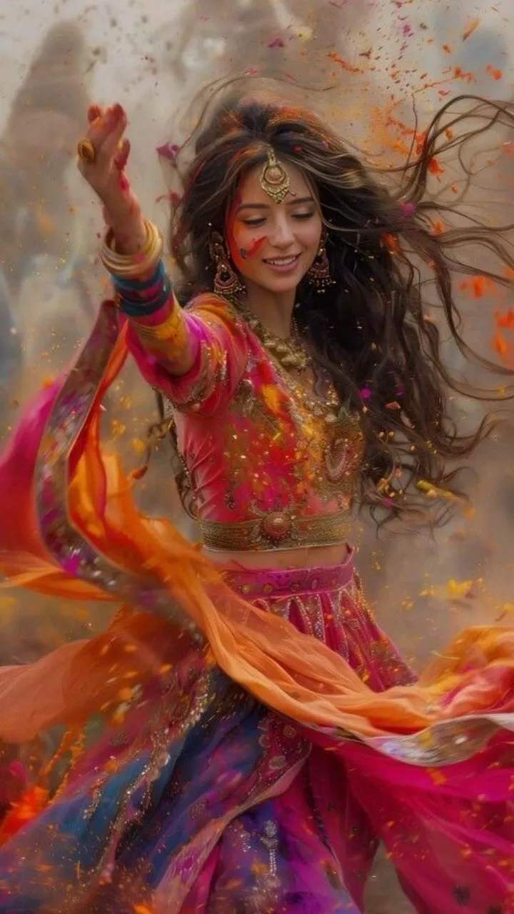 Animated Happy Holi Festival Status Video in English HD