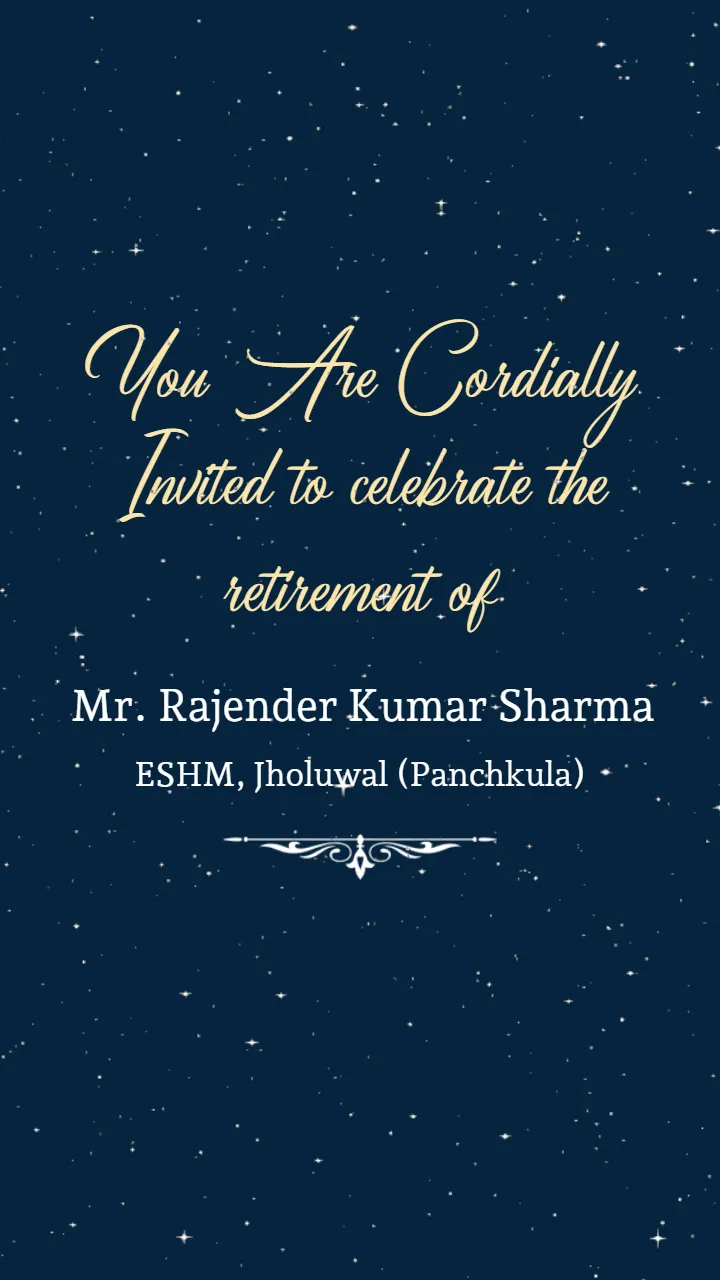 Retirement Invitation Video with an Elegant Farewell Theme