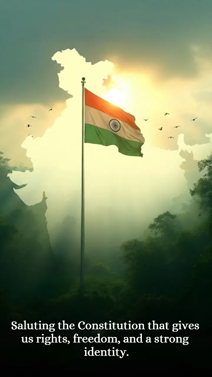Republic Day Video for Status with Flag Rally Aesthetic