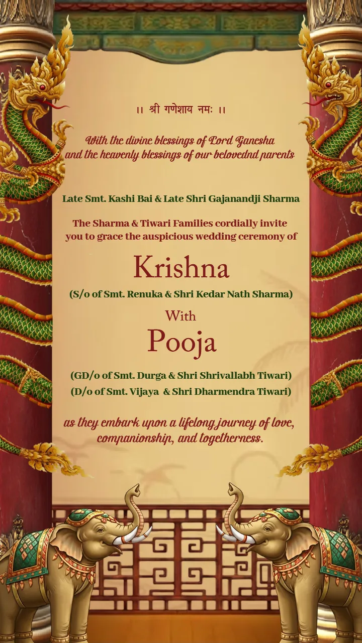 Wedding Invitation Video Concepts for Luxury Wedding Events