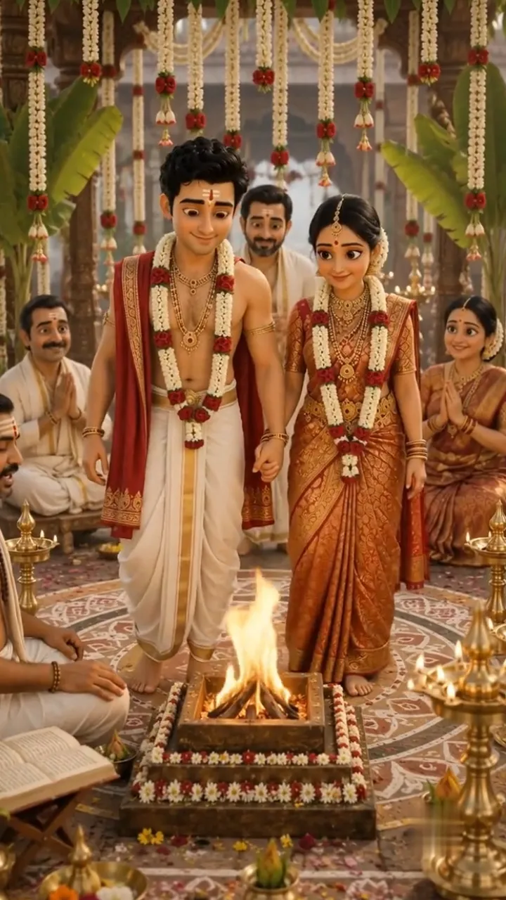3D Tamil Wedding Invitation Video in South Indian Style