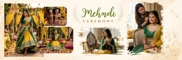 Mehndi Ceremony Album Luxury Floral Mehndi Ceremony Album