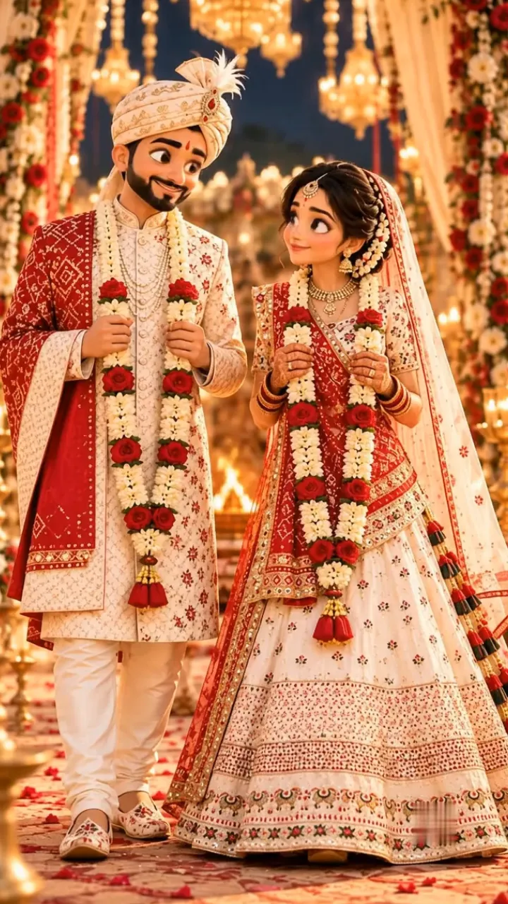 Wedding Invitation Video with Rajwadi Royal Wedding Design