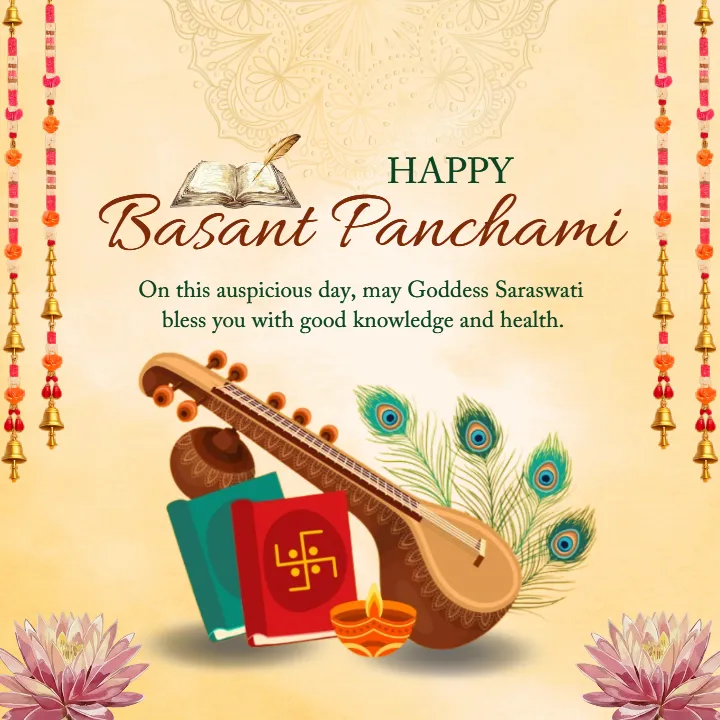 Happy Basant Panchami Wishes For Family in 2026 HD