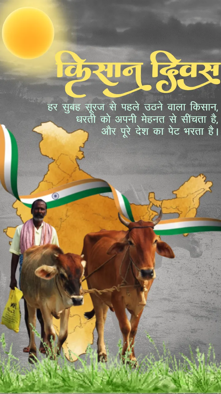 National Kisan Diwas Status Video Download for free