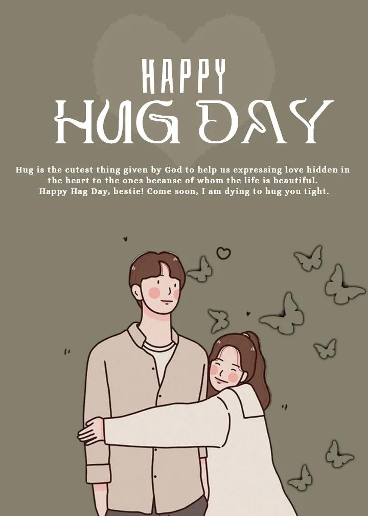 Happy Hug Day Quotes English 2026 for Love and Warmth