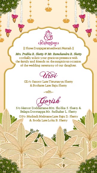 Royal Indian Wedding Invitation Template for Your Big Day