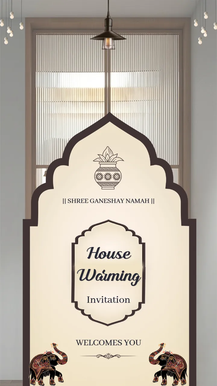 House Warming Invitation Video Premium Couple Design