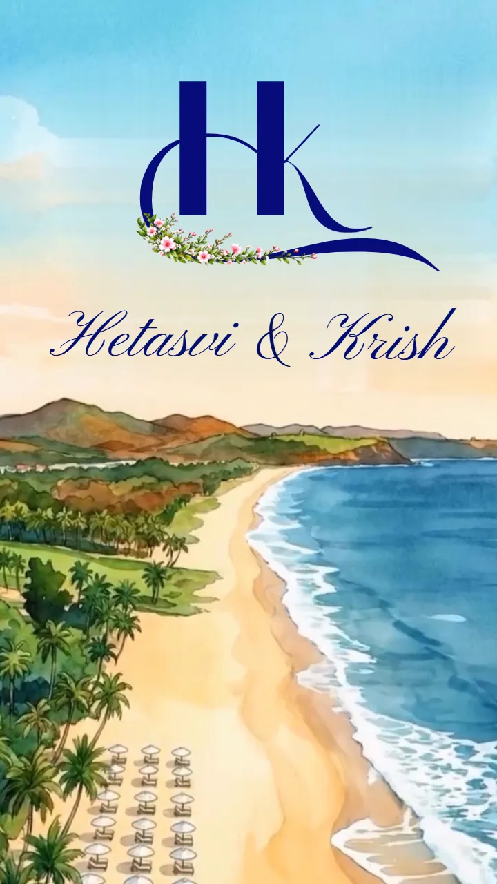 Save The Date Video for Elegant Beach Wedding Invitations
