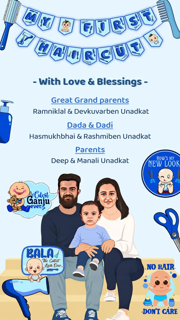 Mundan Ceremony Invitation Video Unique Boy Ceremony Card