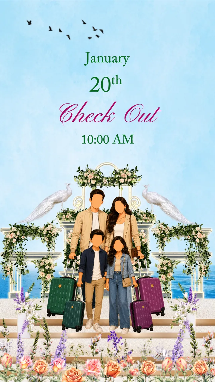 Wedding Invitation Video for Destination Wedding Itinerary