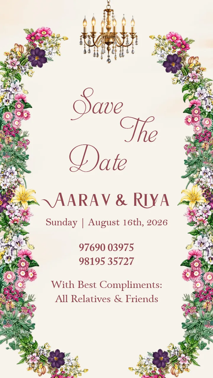 Punjabi Wedding Invitation Video with Traditional Themes
