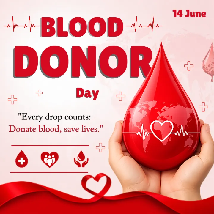 World Blood Donor Day Image Designs for Awareness Campaigns