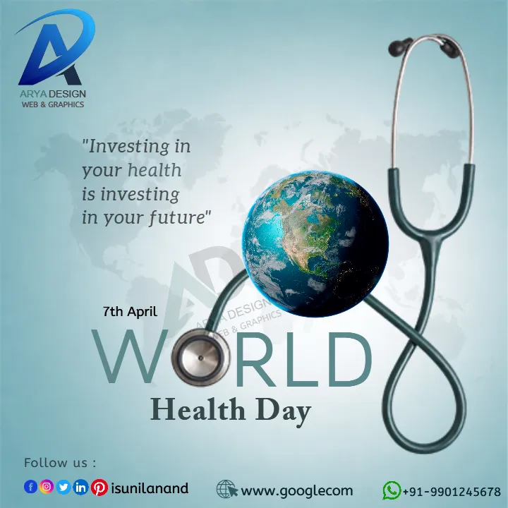 Unique World Health Day Branding Post in English Download