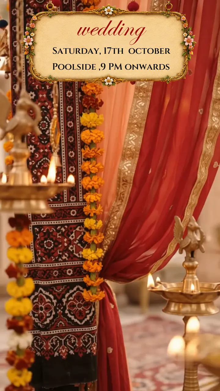 3D Sindhi Wedding Invitation Video for a Grand Celebration