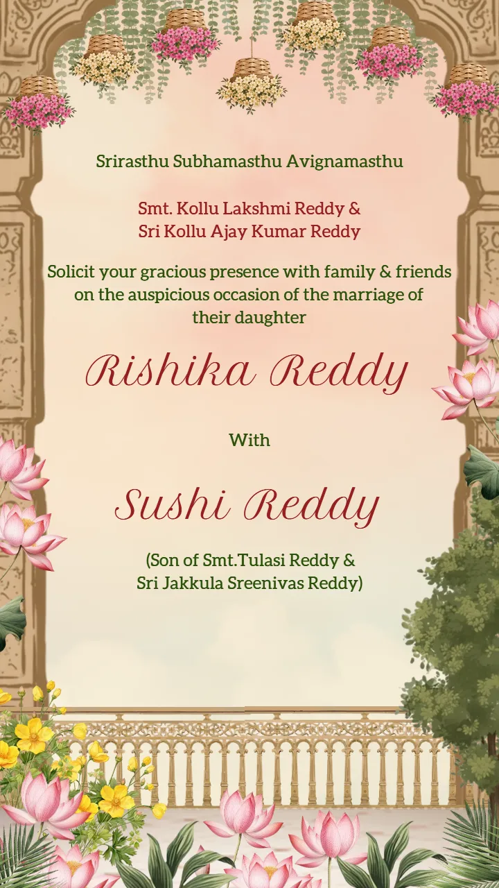 south indian wedding invitation video royal wedding card